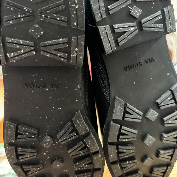 NEW VIA SPIGA Women’s Boots Sz 9 EU 39 Leather Waterproof Slip On Rubber soles - Picture 13 of 16